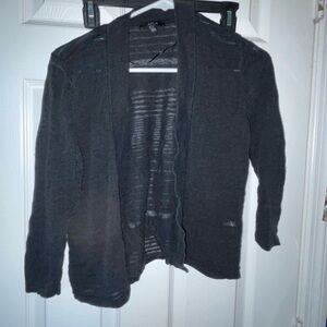 Apt. 9 Women's Dark Gray Cardigan Sweater
